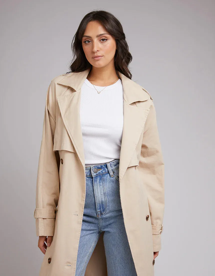 Eve Trench Coat Tan