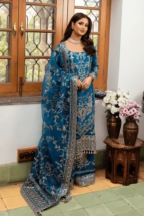 Faiza Saqlain Luxury Hand Embroidered Net Collection Unstitched 3 Pc ARIYA