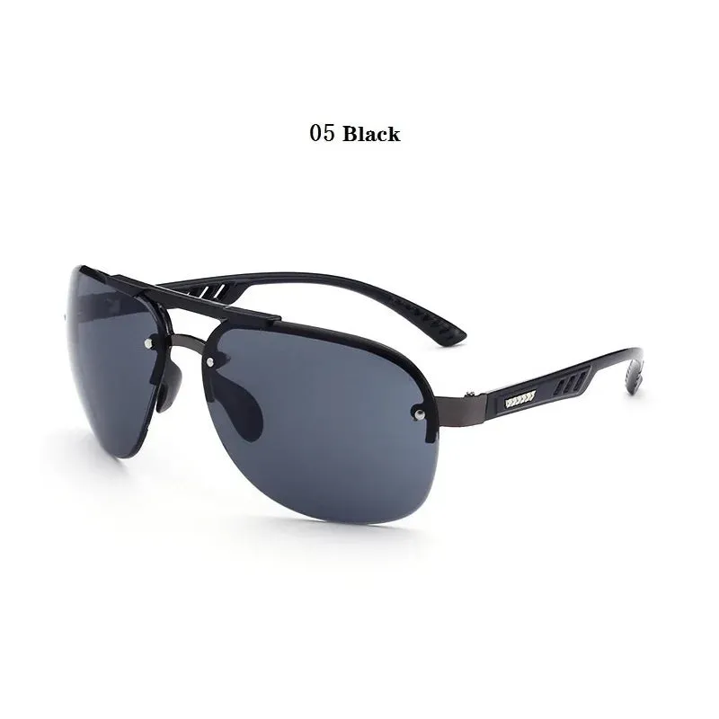 Fashion Men's Vintage Sunglasses Women's Driving Rimless Designer Sunglasses Gradient Lens Sun Glasses Frameless Eyewear UV400