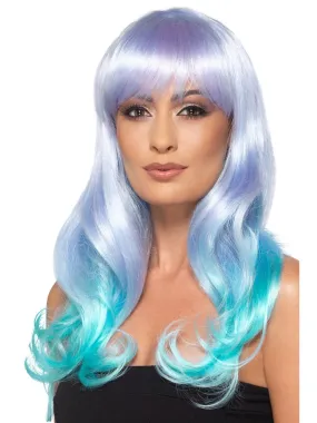 Fashion Unicorn Pastel Wig, Wavy, Long