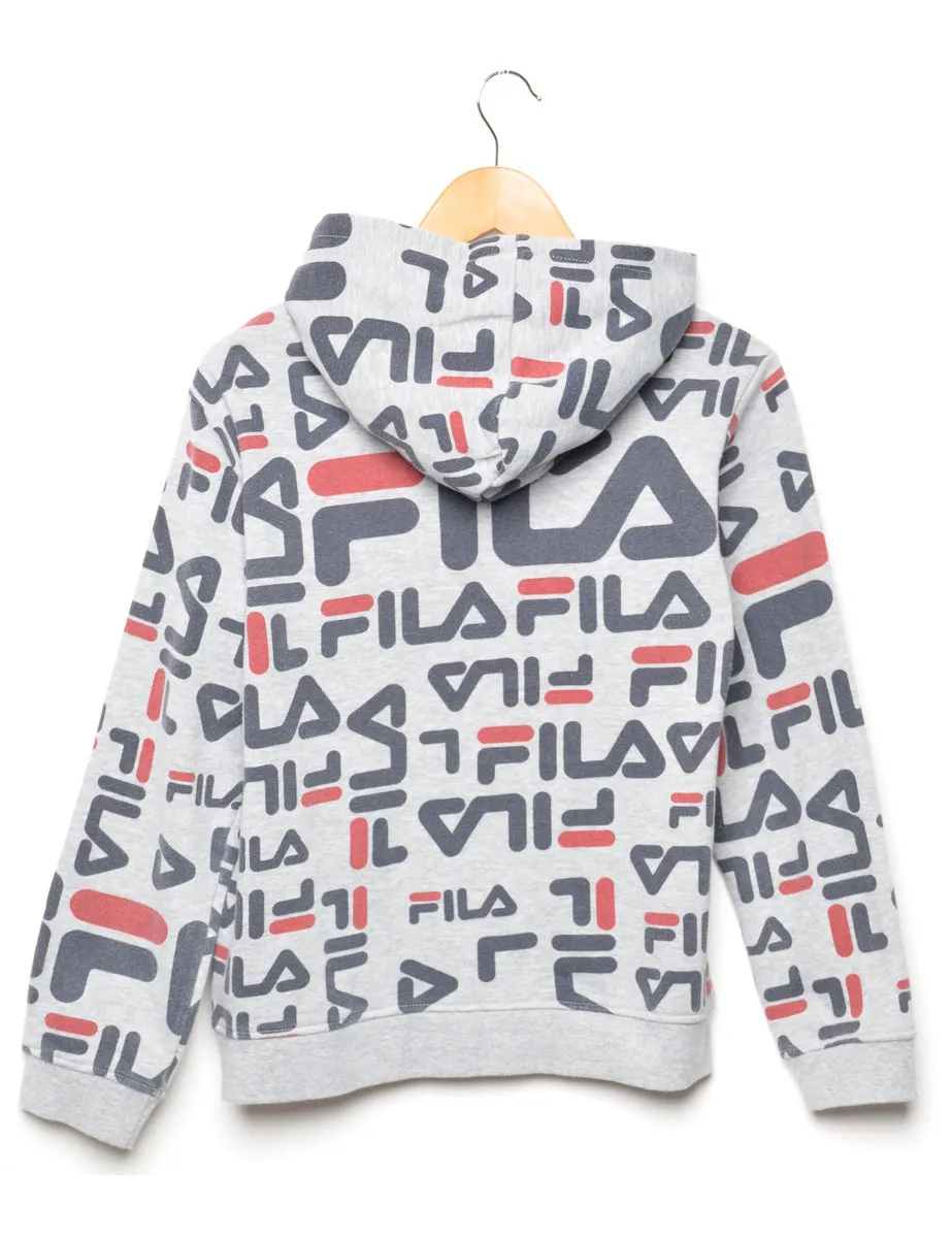 Fila Printed Hoodie - M