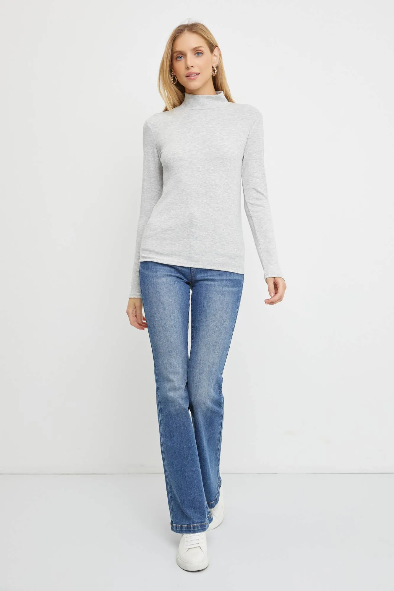 FINAL SALE Layering Turtleneck Knit Top