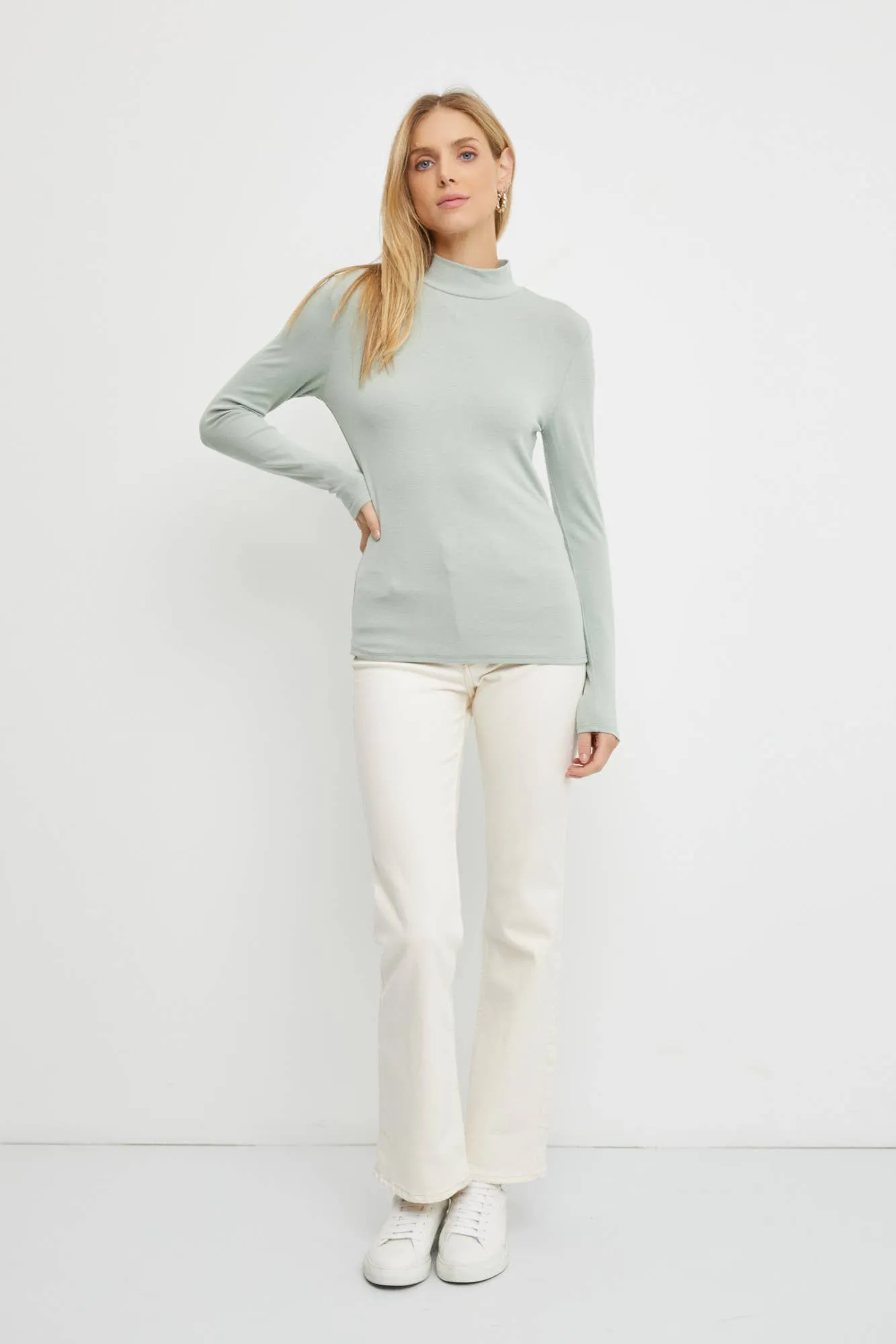 FINAL SALE Layering Turtleneck Knit Top