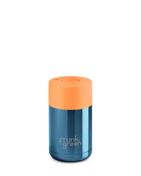 Frank Green Ceramic 295ml - Chrome Blue/Neon Orange