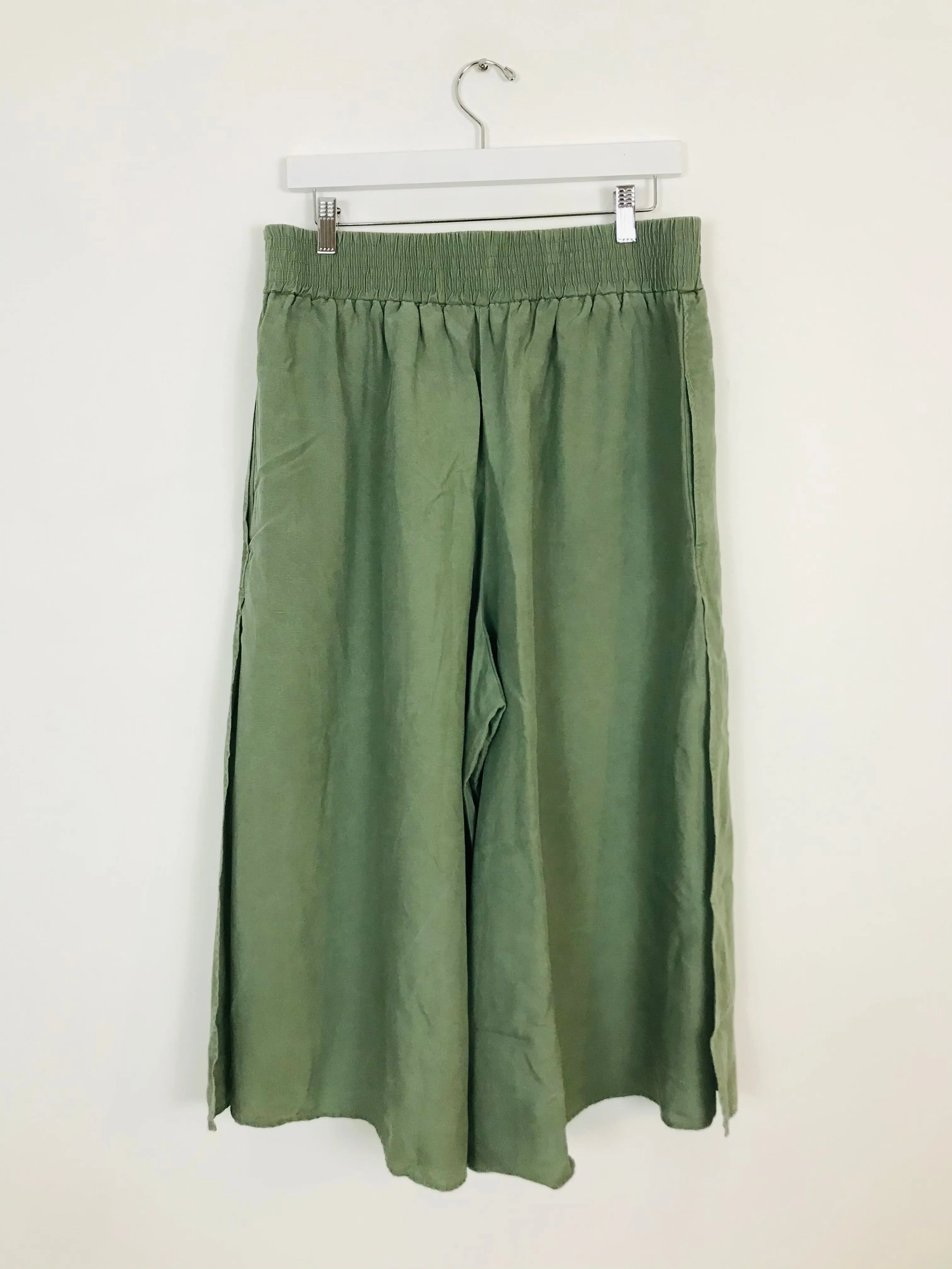 French Connection Women’s Wide Leg Culottes | UK14 | Green