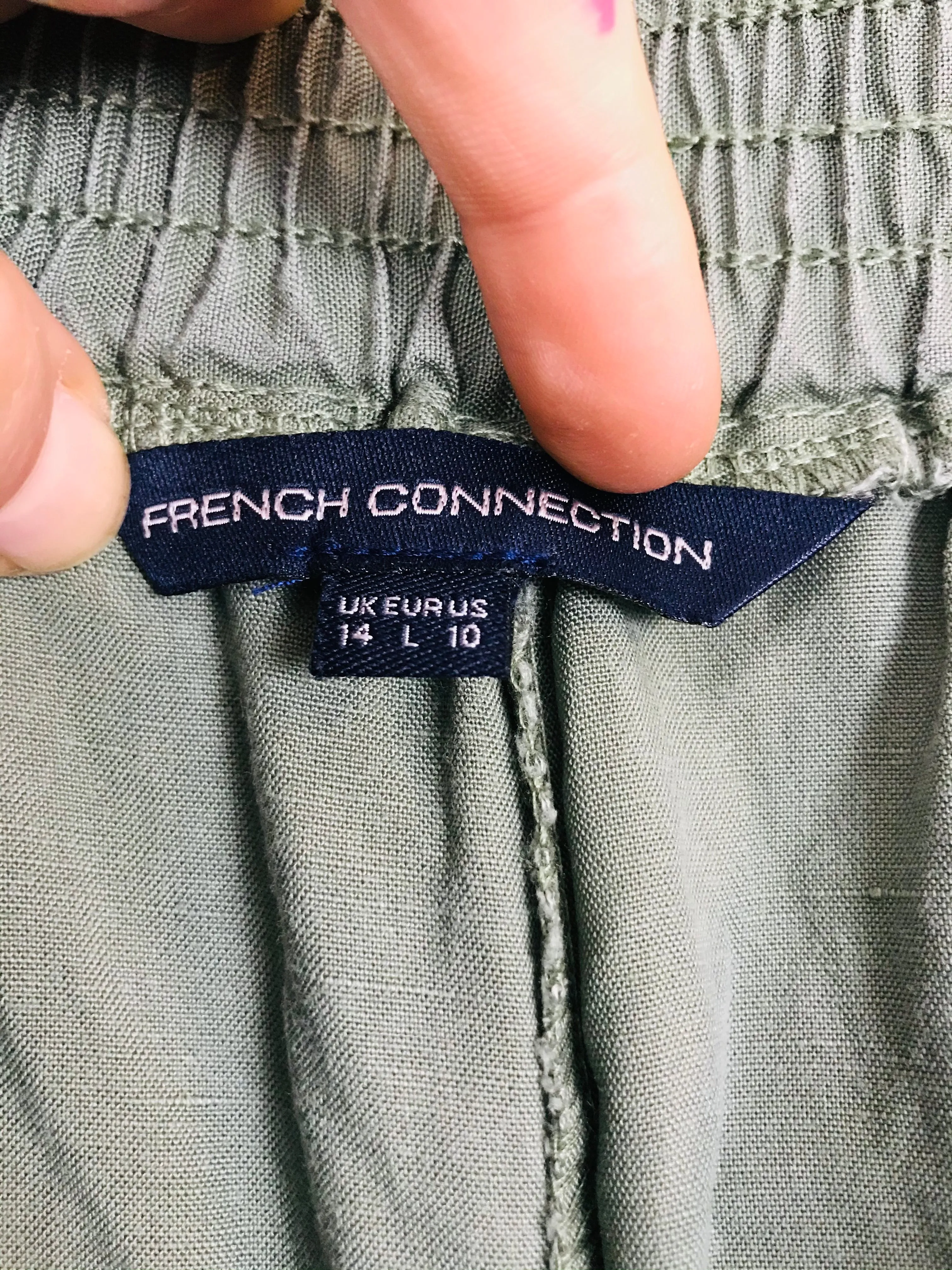 French Connection Women’s Wide Leg Culottes | UK14 | Green