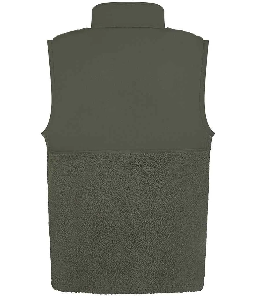 Front Row - Recycled Sherpa Gilet