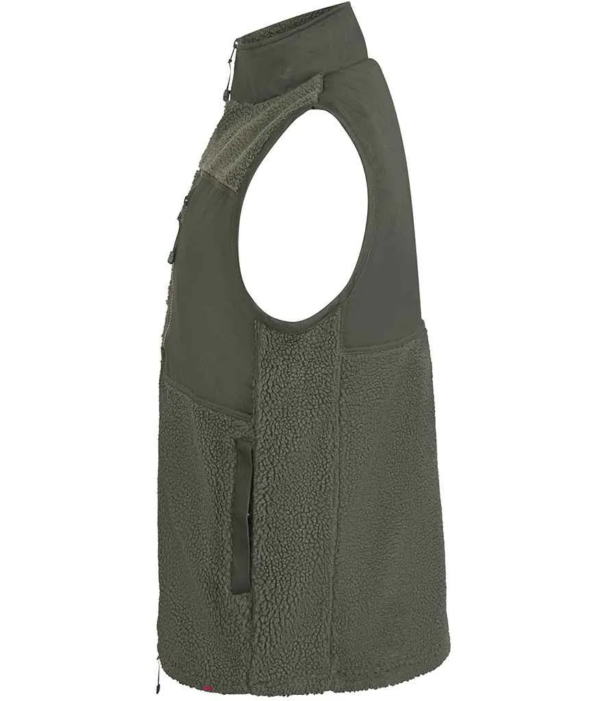 Front Row - Recycled Sherpa Gilet