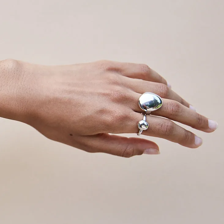 Galina Ring - Small - Silver