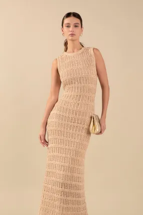 Gigi Sequins Knit Maxi Dress