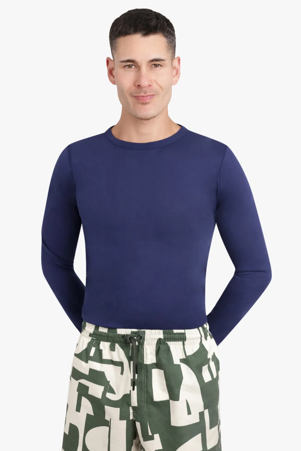 HABBOT L/SLV T-SHIRT | DARK BLUE