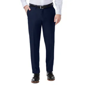 HAGGAR Mens Slim fit Dress Pants 32 / 30 Blue Solid