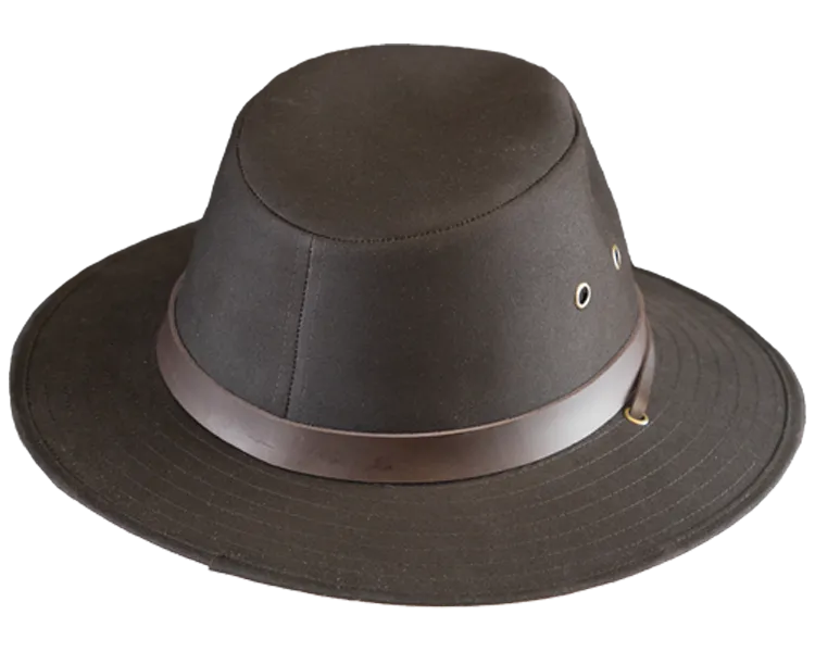 Henschel Hat Company | Lisbon Waxed Cotton Safari Hat