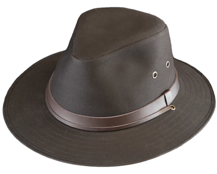 Henschel Hat Company | Lisbon Waxed Cotton Safari Hat