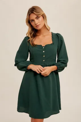 Holiday Wonder Babydoll Dress