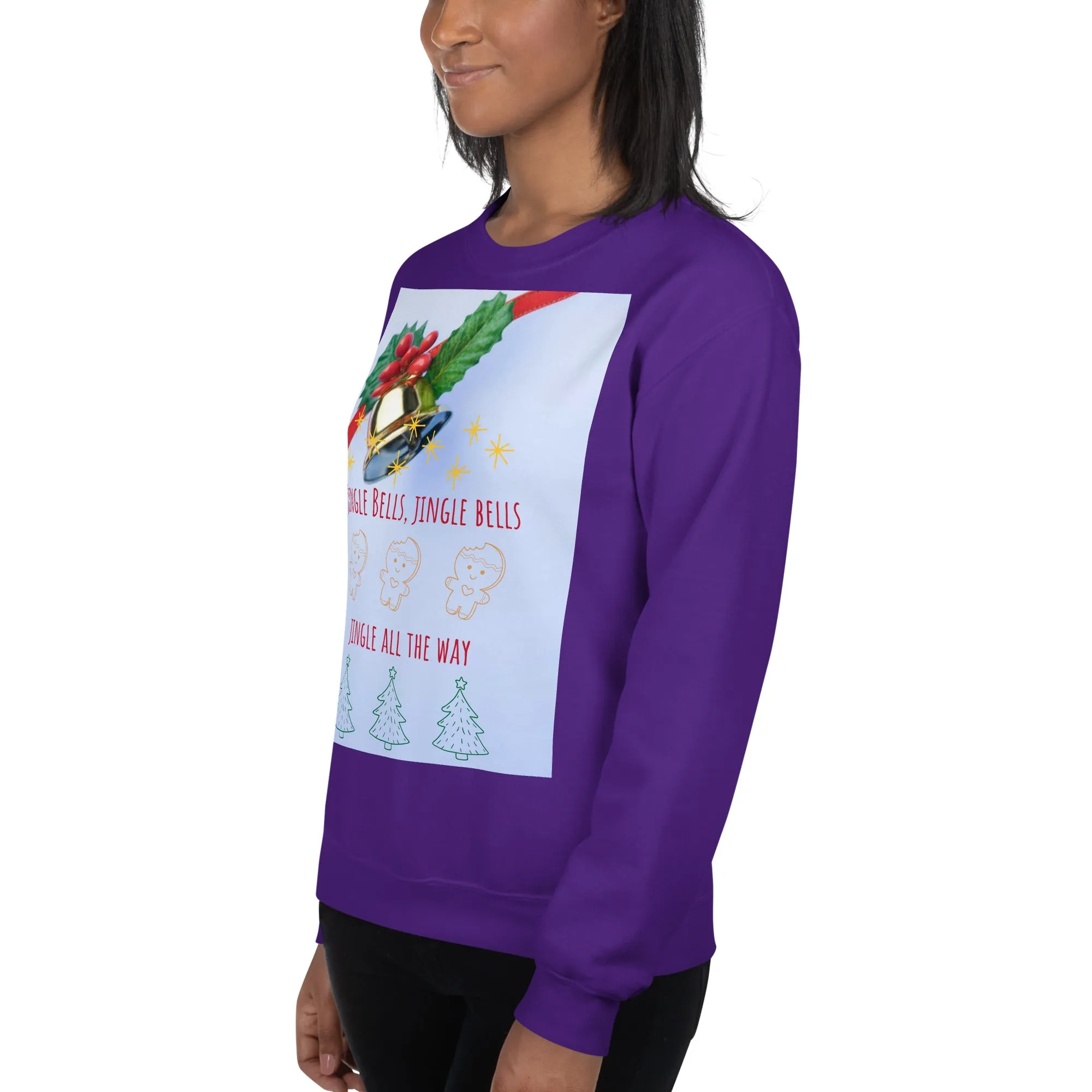 Jingle Bells Christmas Sweatshirt (Glamourange Christmas Sweatshirt Womens)