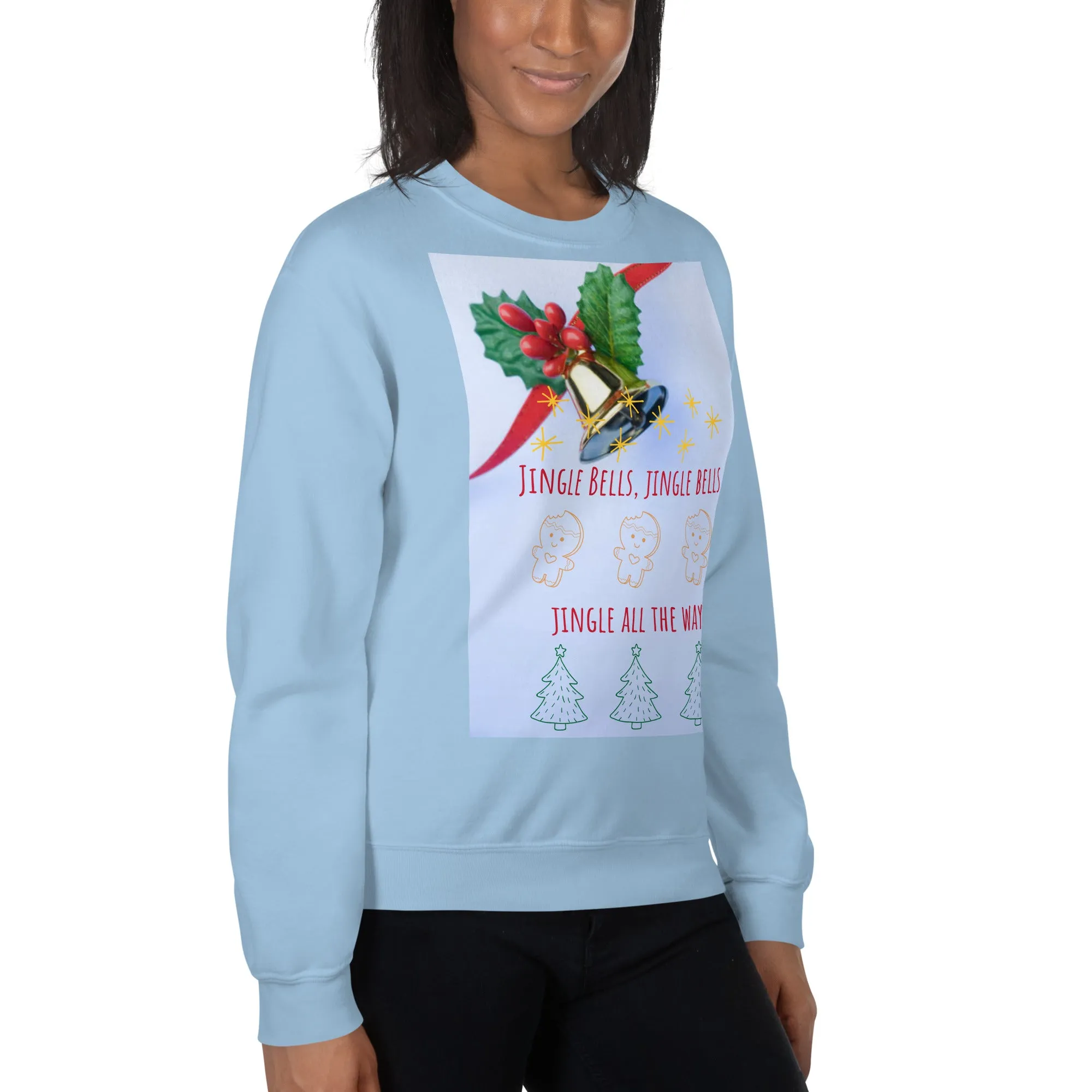 Jingle Bells Christmas Sweatshirt (Glamourange Christmas Sweatshirt Womens)