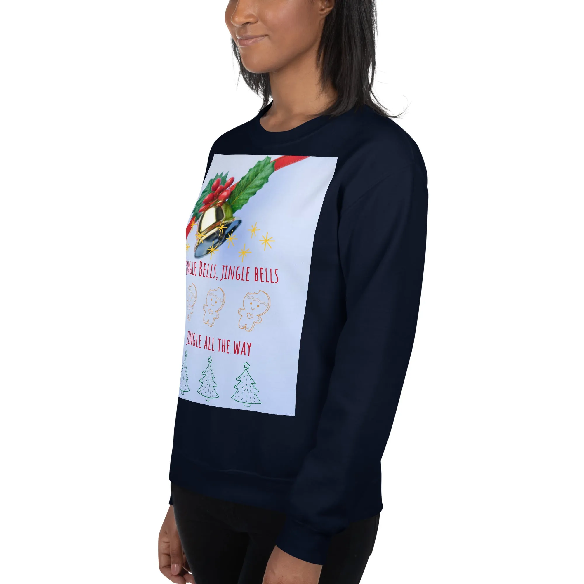 Jingle Bells Christmas Sweatshirt (Glamourange Christmas Sweatshirt Womens)