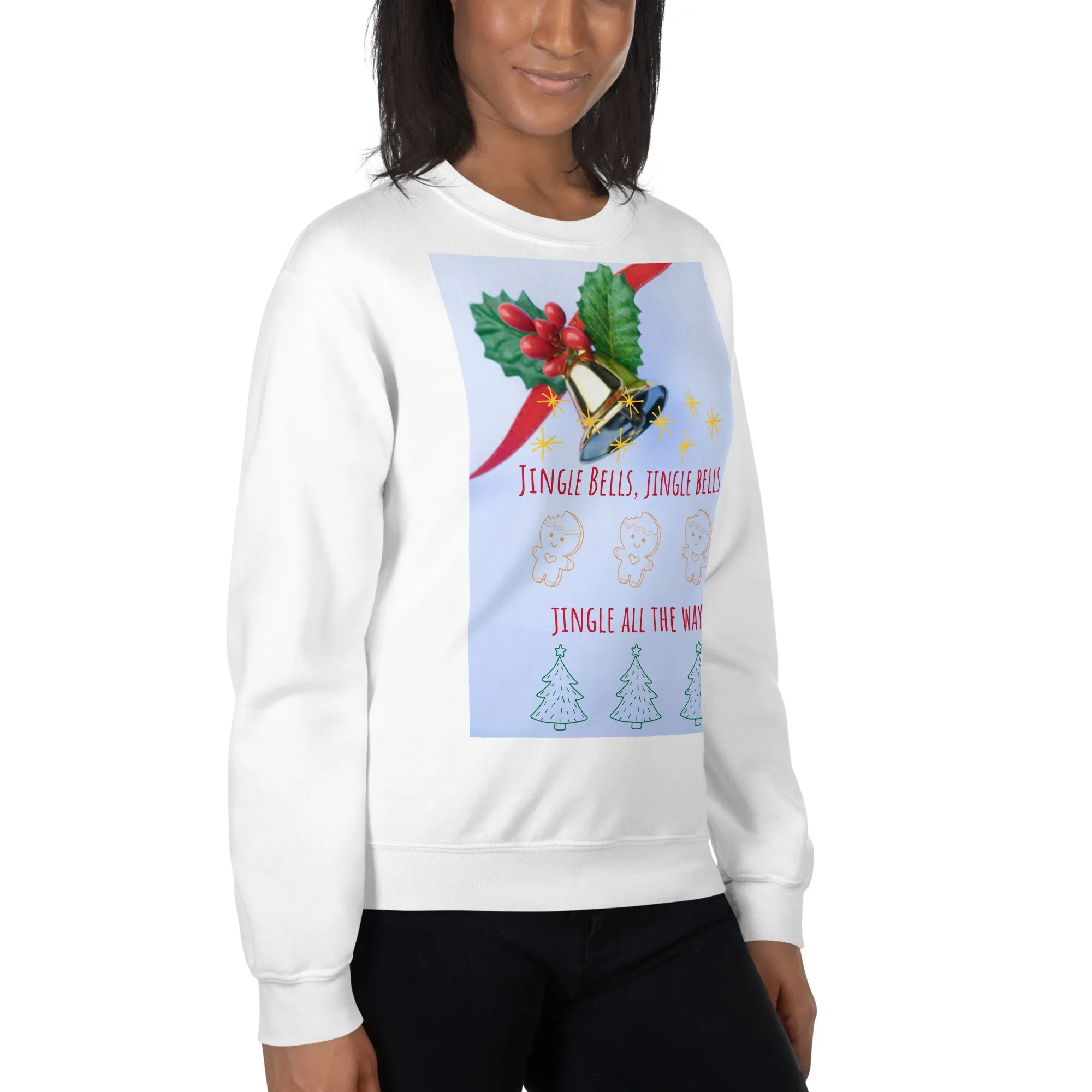 Jingle Bells Christmas Sweatshirt (Glamourange Christmas Sweatshirt Womens)