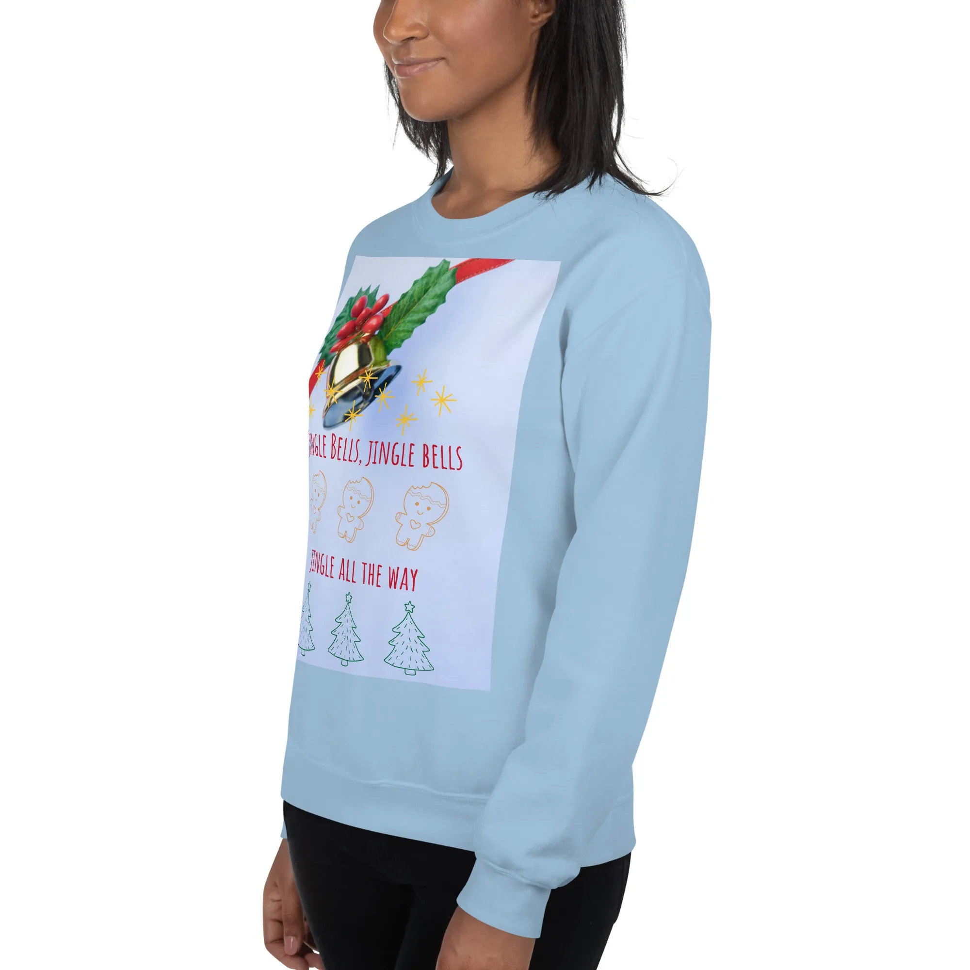 Jingle Bells Christmas Sweatshirt (Glamourange Christmas Sweatshirt Womens)