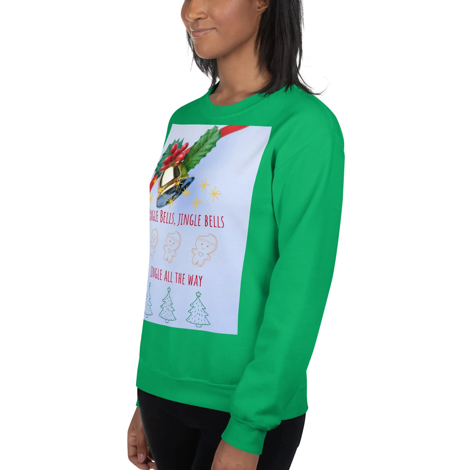 Jingle Bells Christmas Sweatshirt (Glamourange Christmas Sweatshirt Womens)