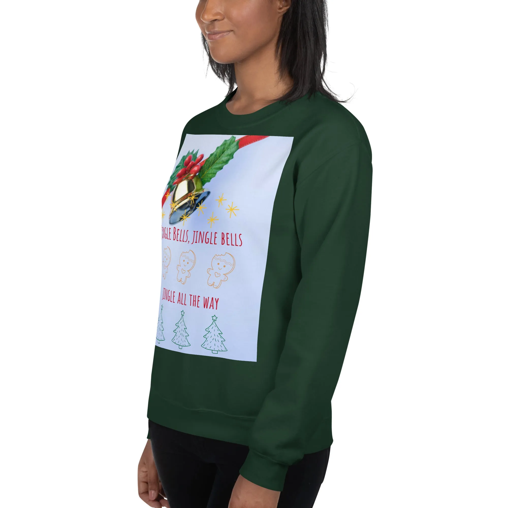 Jingle Bells Christmas Sweatshirt (Glamourange Christmas Sweatshirt Womens)