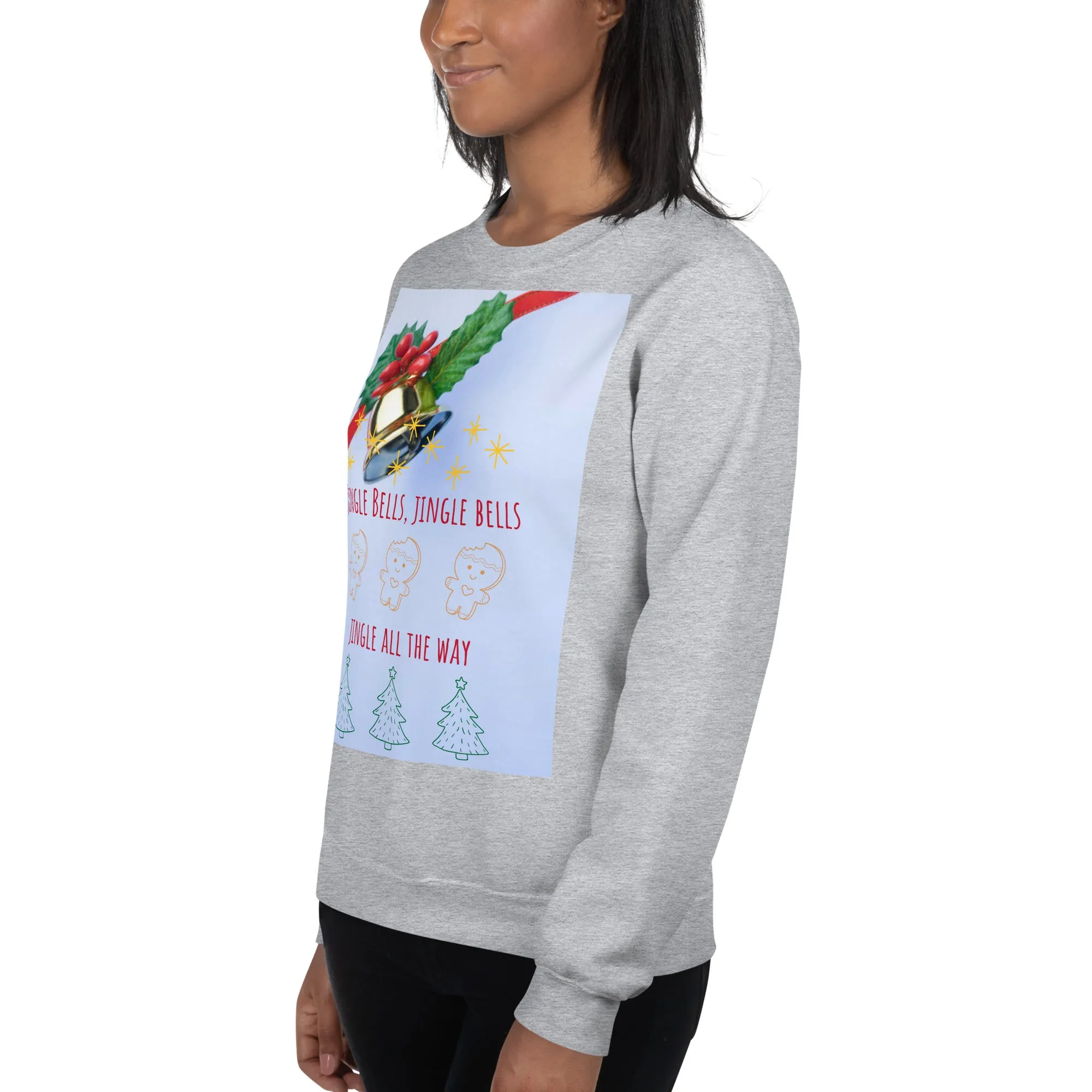 Jingle Bells Christmas Sweatshirt (Glamourange Christmas Sweatshirt Womens)
