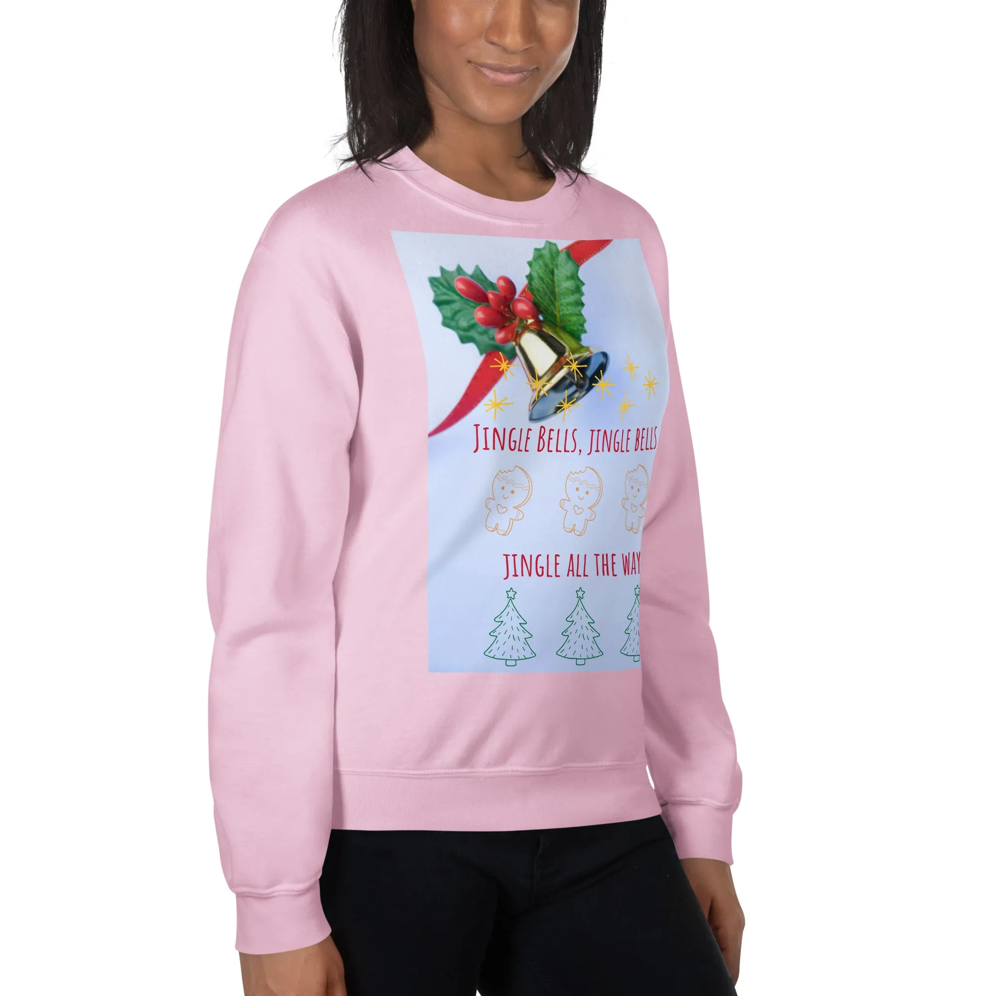 Jingle Bells Christmas Sweatshirt (Glamourange Christmas Sweatshirt Womens)
