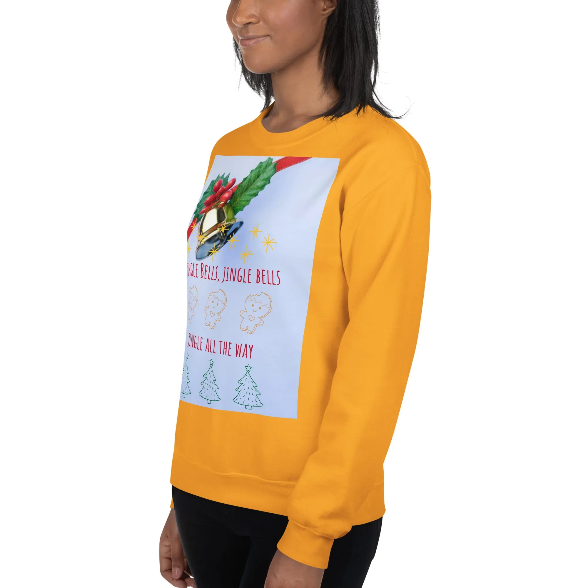 Jingle Bells Christmas Sweatshirt (Glamourange Christmas Sweatshirt Womens)