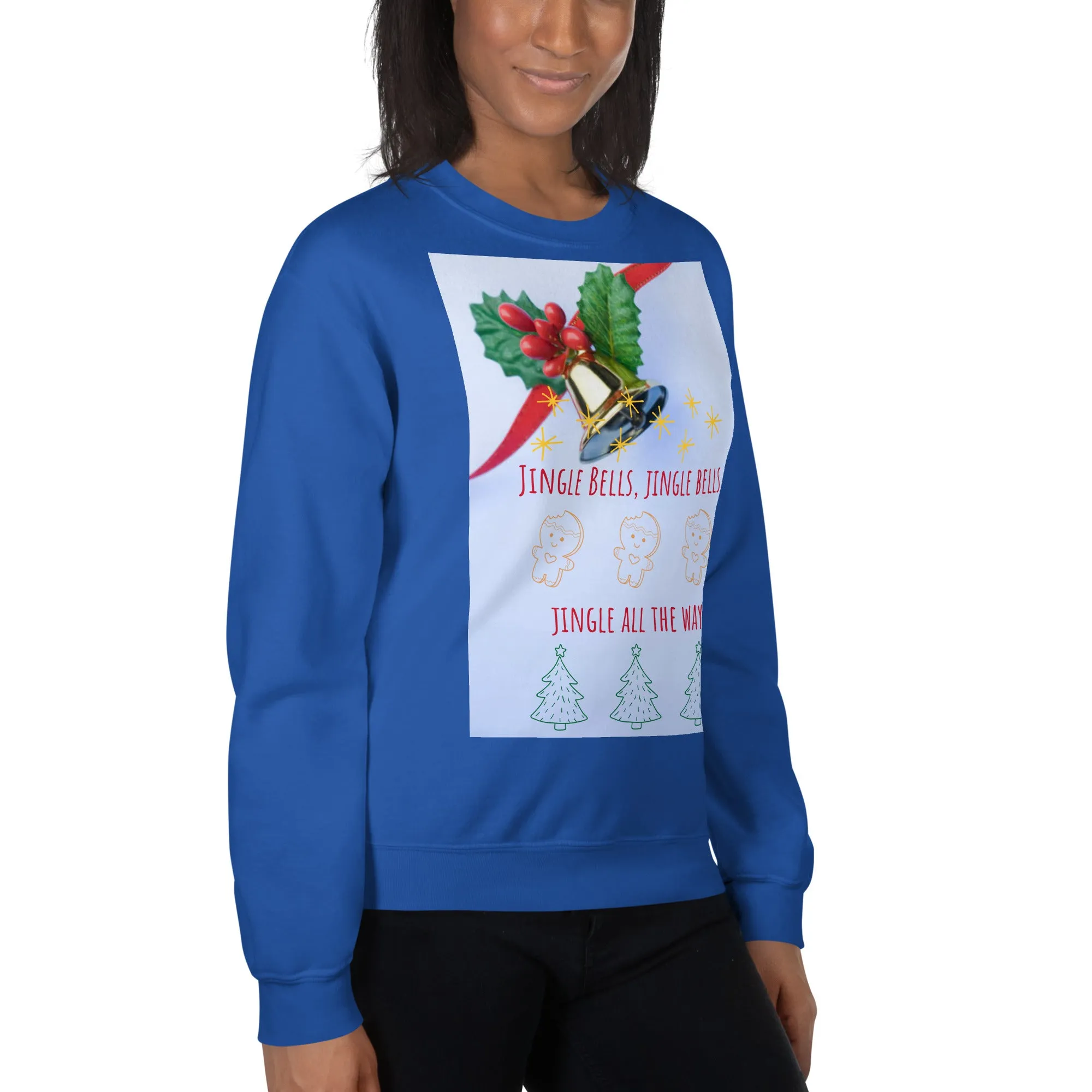 Jingle Bells Christmas Sweatshirt (Glamourange Christmas Sweatshirt Womens)