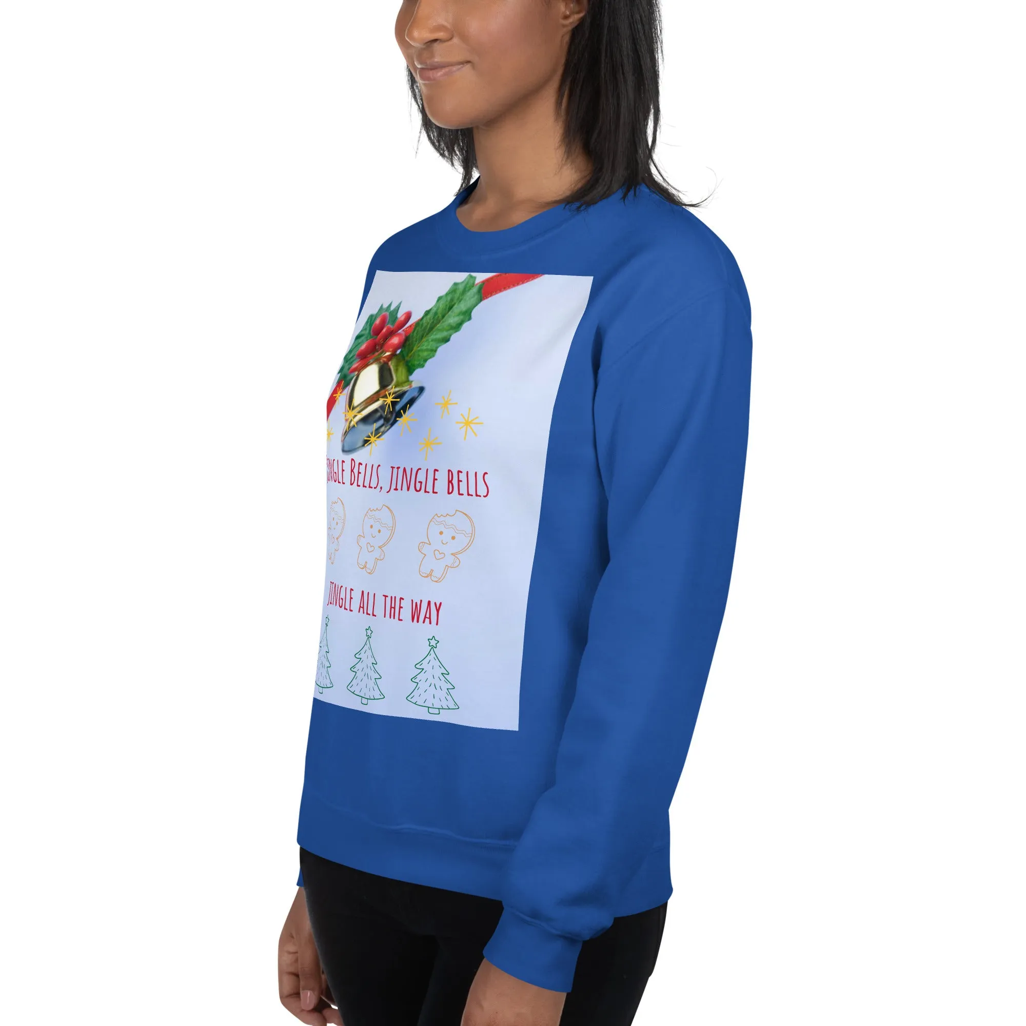 Jingle Bells Christmas Sweatshirt (Glamourange Christmas Sweatshirt Womens)