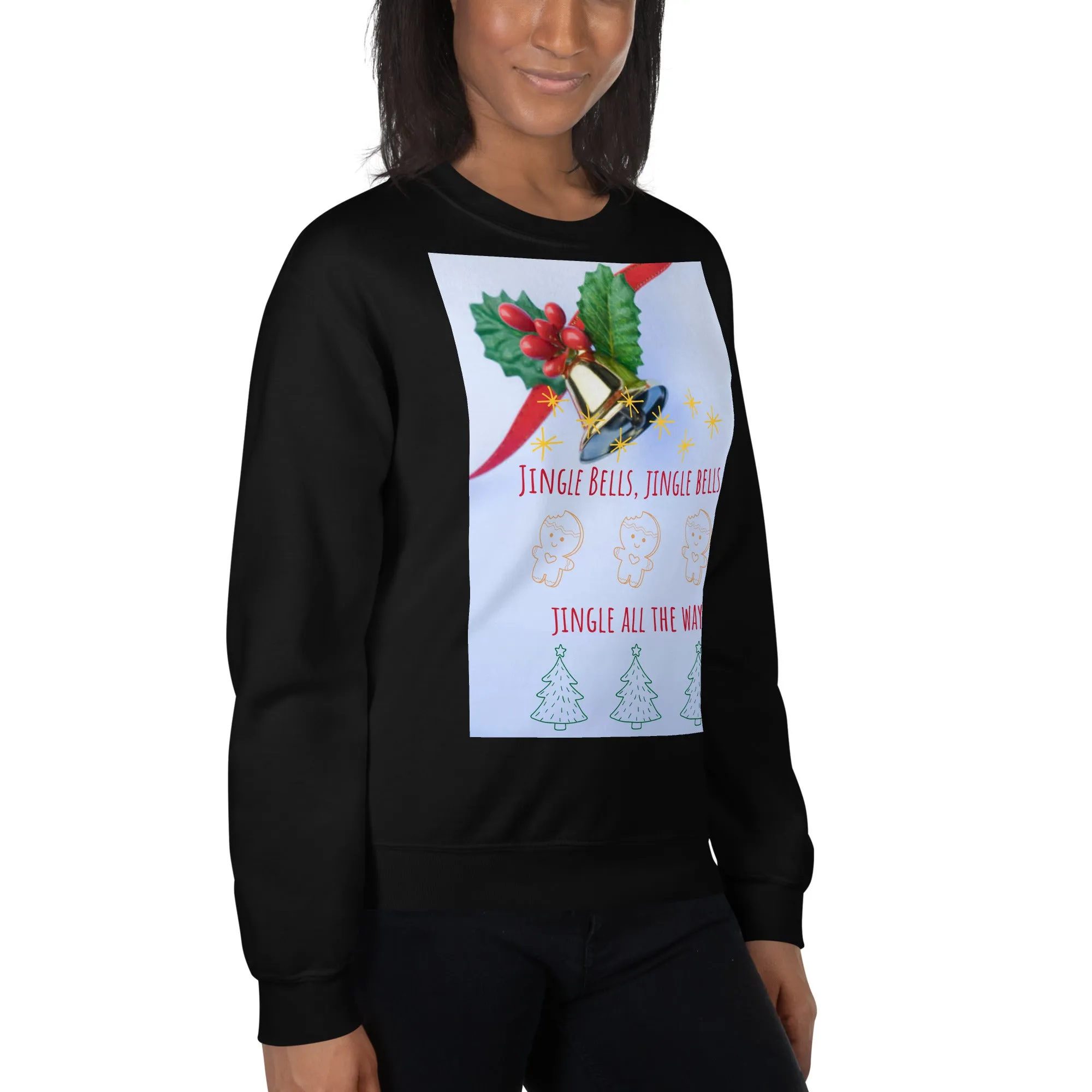Jingle Bells Christmas Sweatshirt (Glamourange Christmas Sweatshirt Womens)