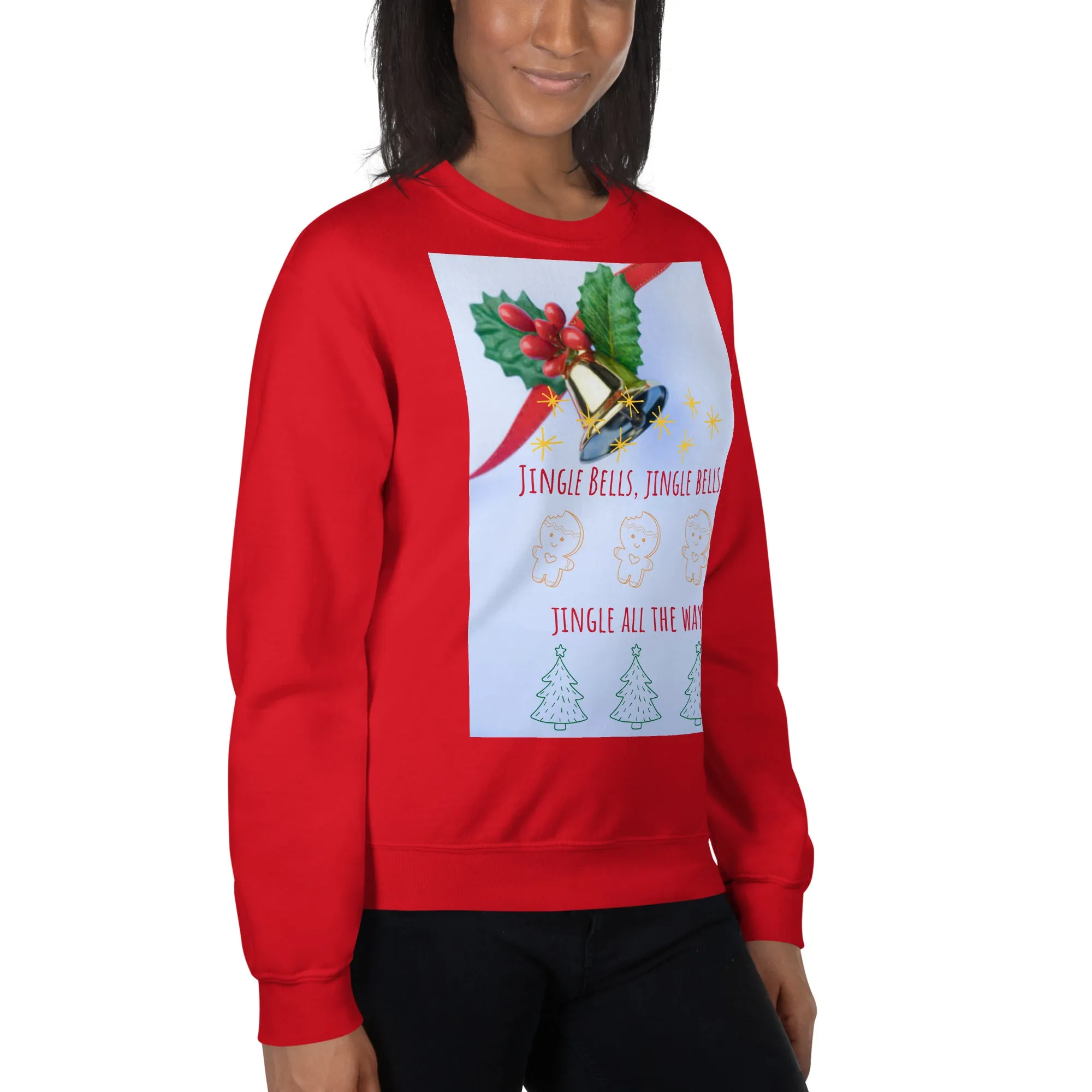 Jingle Bells Christmas Sweatshirt (Glamourange Christmas Sweatshirt Womens)