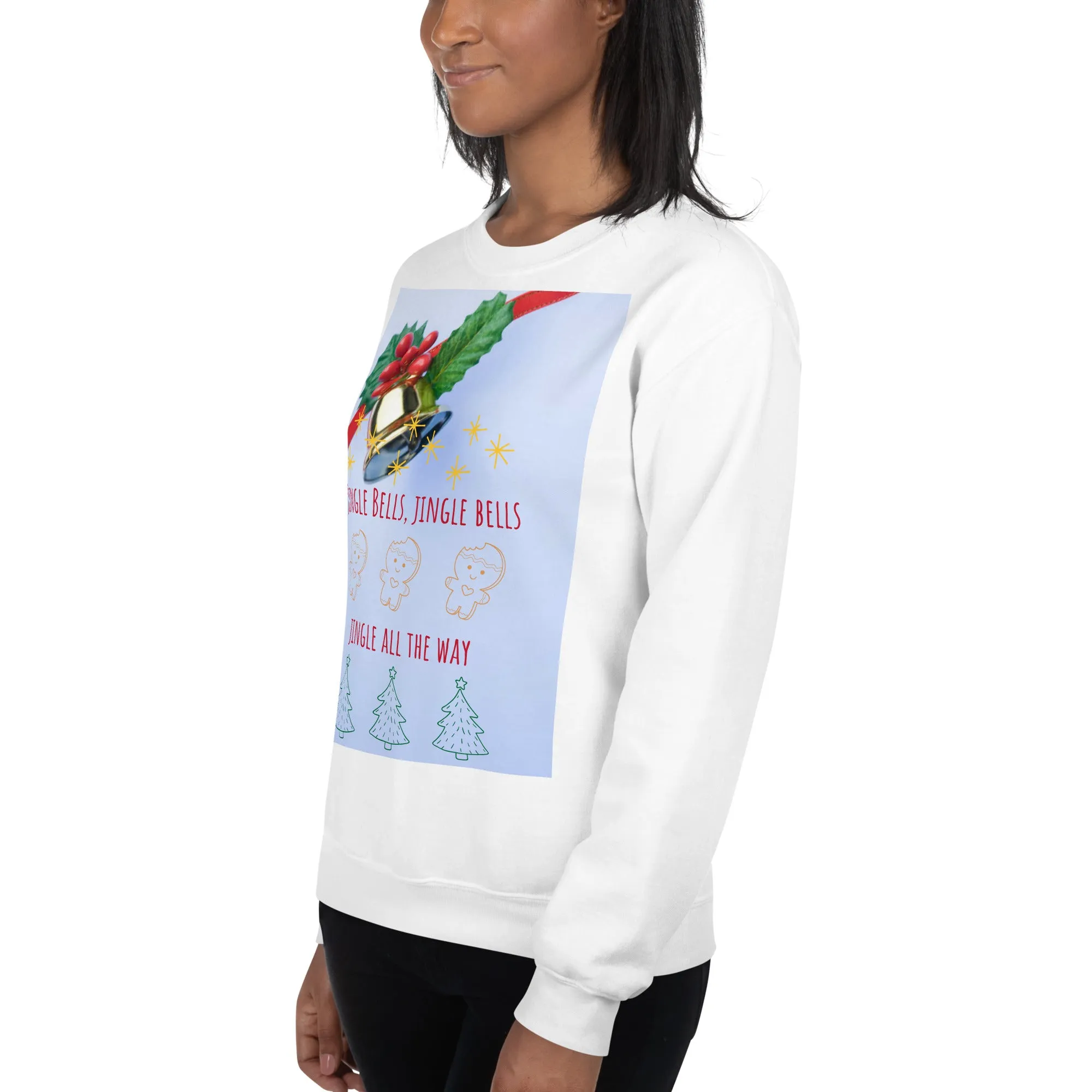 Jingle Bells Christmas Sweatshirt (Glamourange Christmas Sweatshirt Womens)
