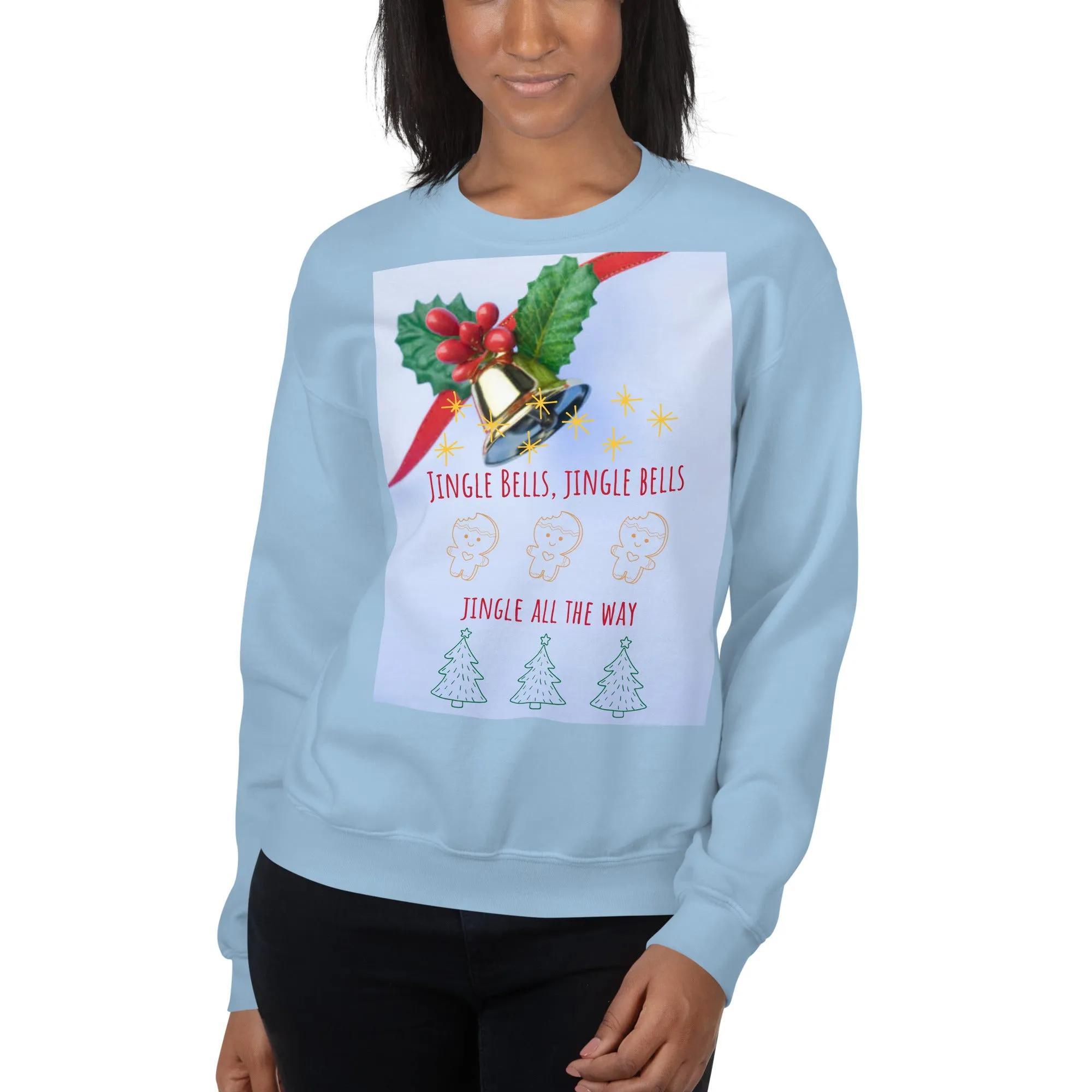 Jingle Bells Christmas Sweatshirt (Glamourange Christmas Sweatshirt Womens)