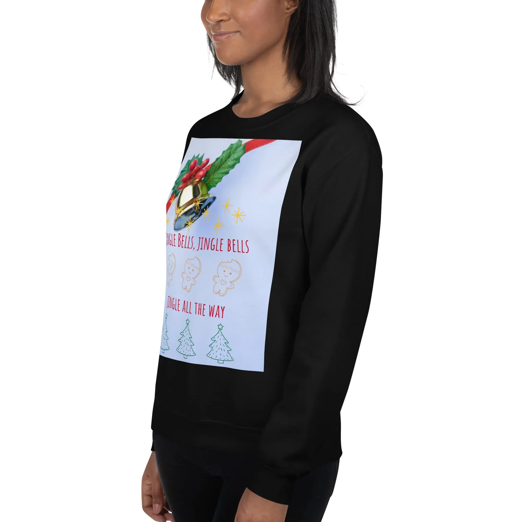 Jingle Bells Christmas Sweatshirt (Glamourange Christmas Sweatshirt Womens)