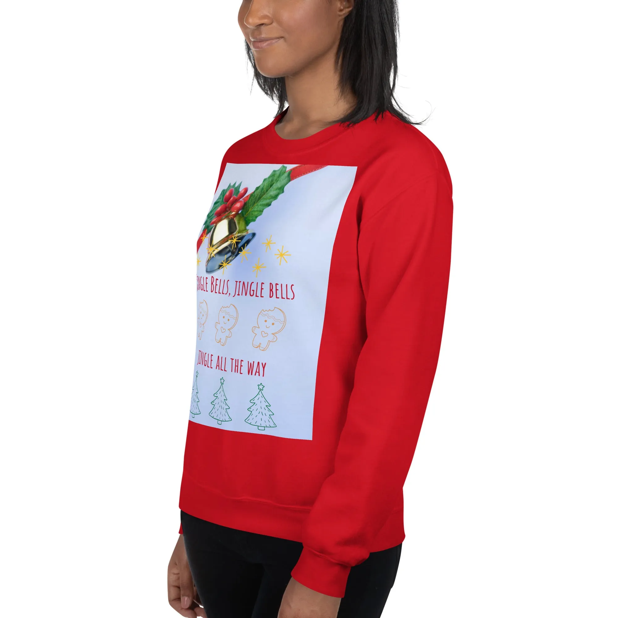 Jingle Bells Christmas Sweatshirt (Glamourange Christmas Sweatshirt Womens)