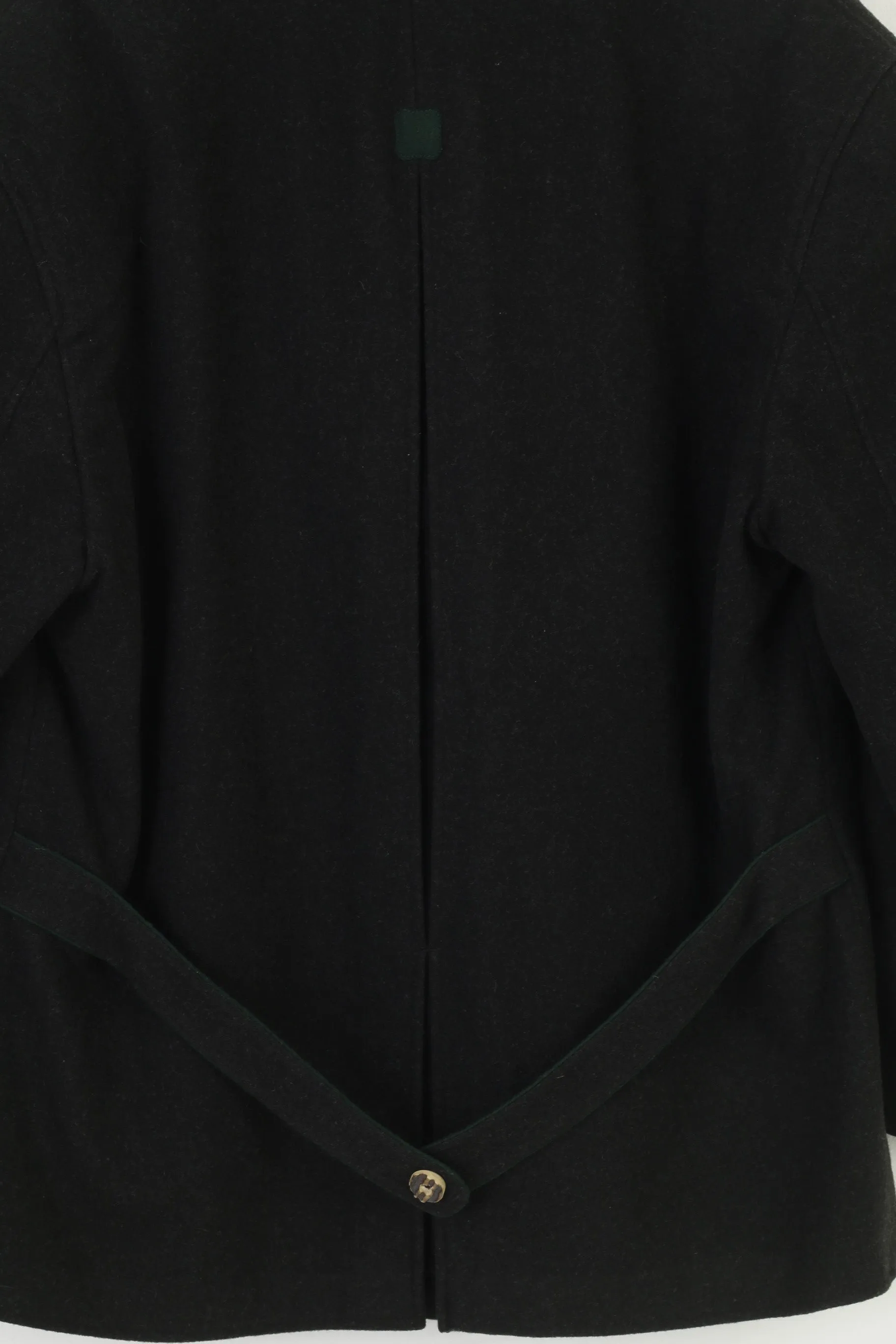 Julius Lang Men 28 58 Blazer Charcoal Bottoms Wool Embroidered Vintage Tiroler Loden Jacket