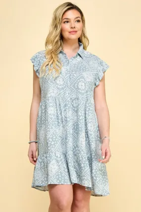 Kota Curvy Tiered Babydoll Dress
