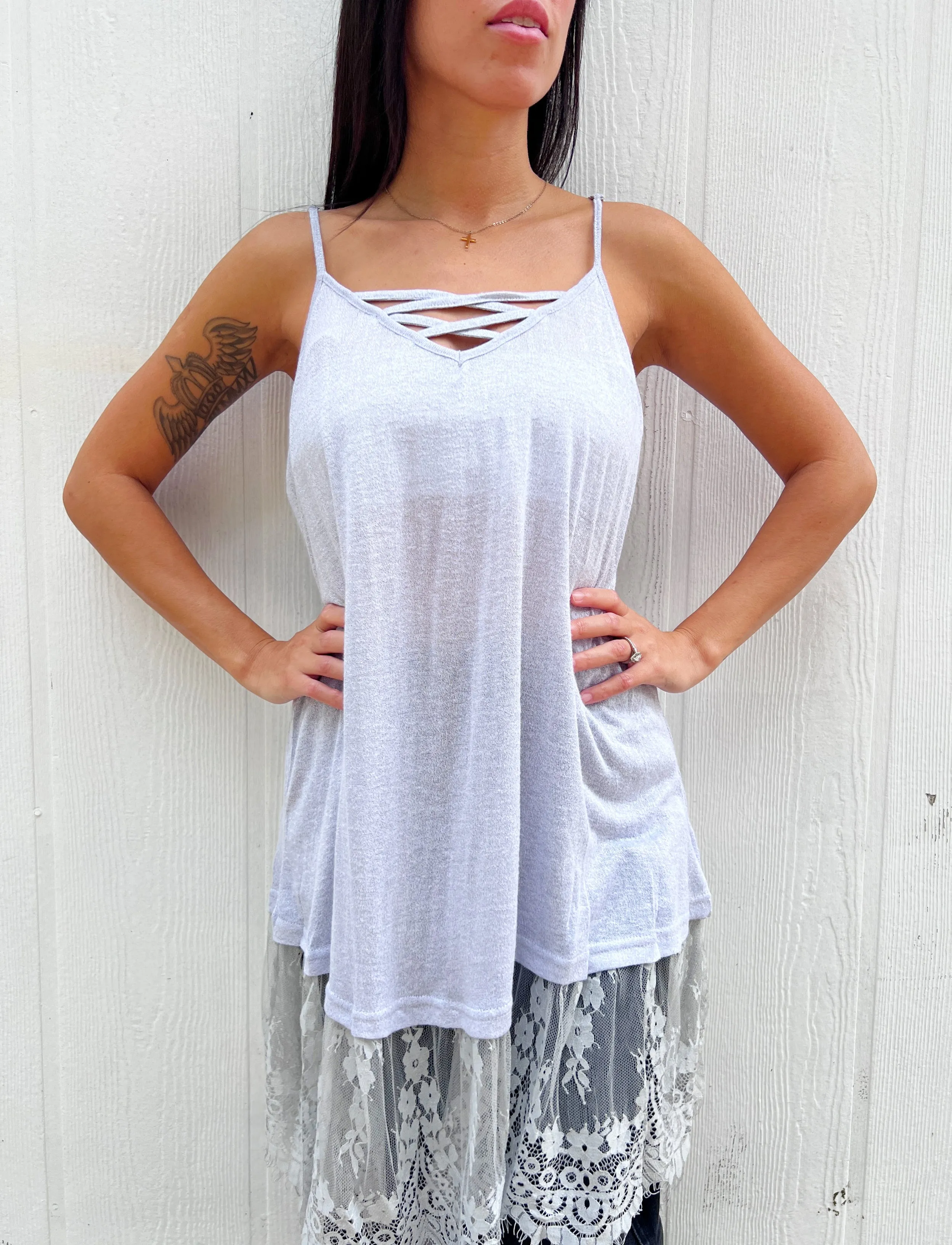 Lacy Daze Tunic Top