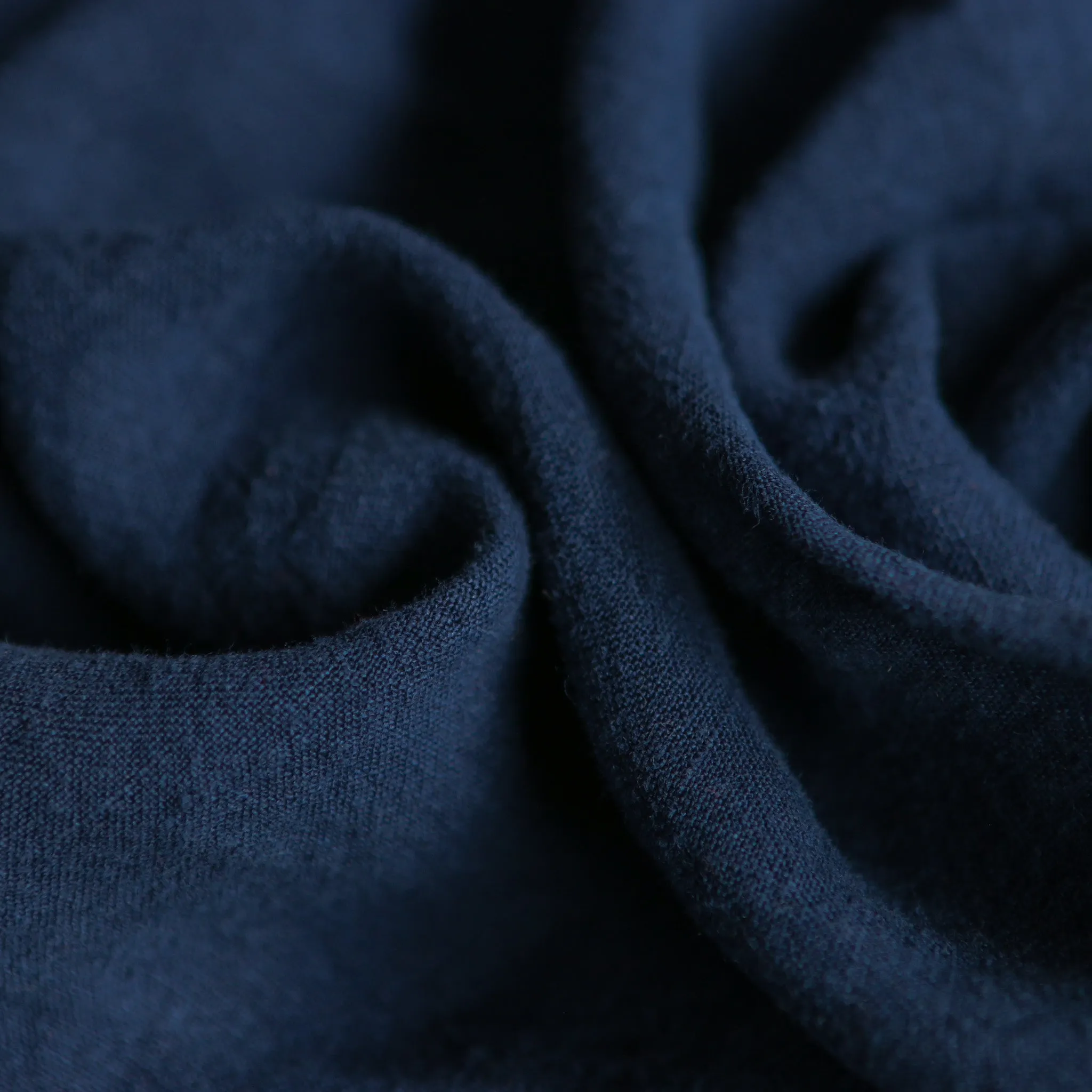 Layla Deep Blue Stone Washed Linen