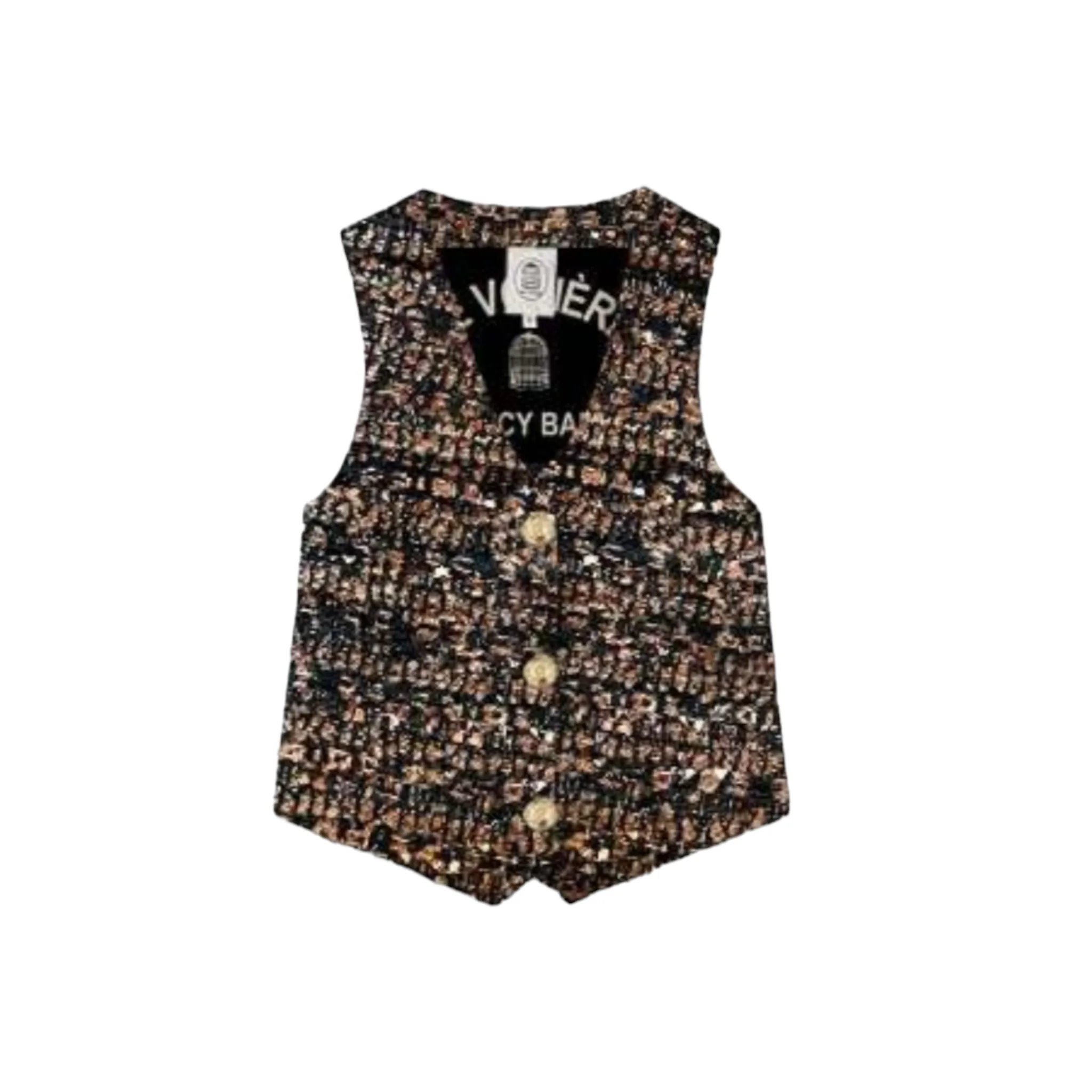 Le Voliere - Gilet Tweed