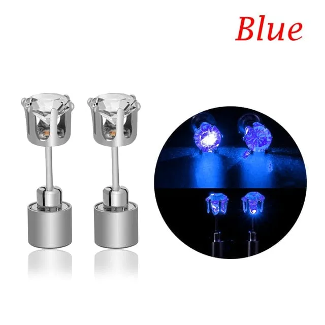 Light Me Up Women's LED Glowing Crystal Earrings