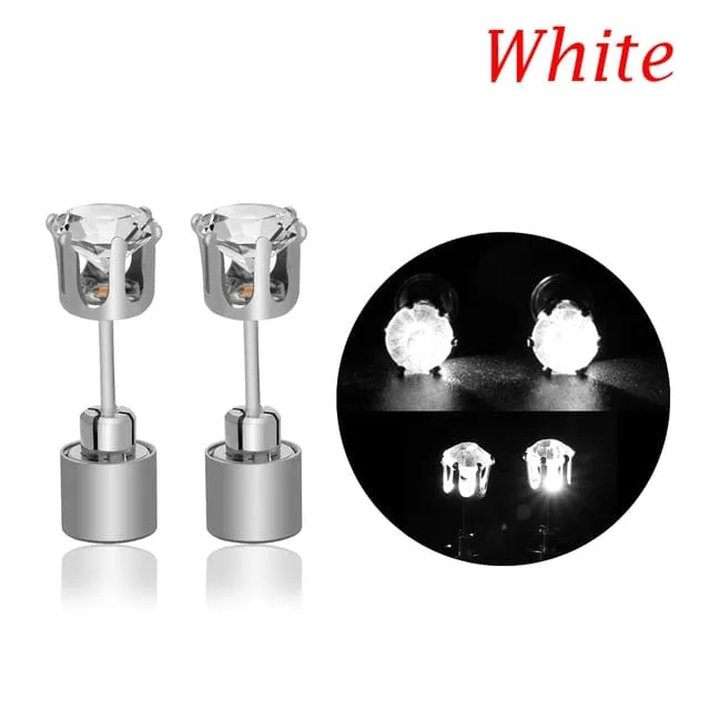 Light Me Up Women's LED Glowing Crystal Earrings