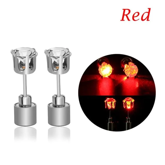 Light Me Up Women's LED Glowing Crystal Earrings