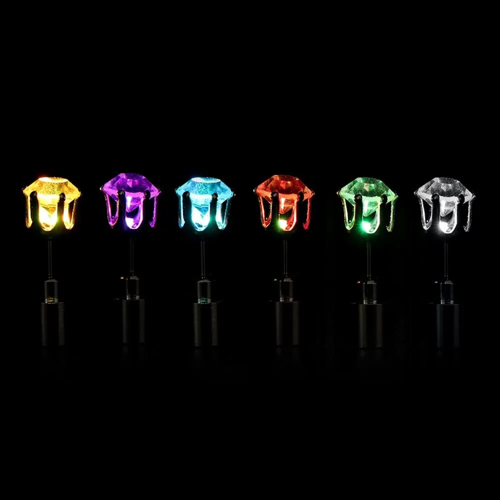 Light Me Up Women's LED Glowing Crystal Earrings