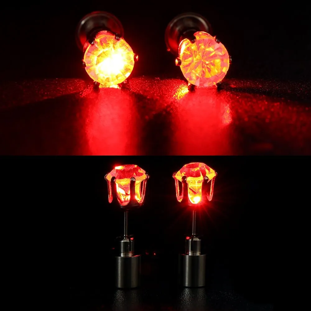 Light Me Up Women's LED Glowing Crystal Earrings