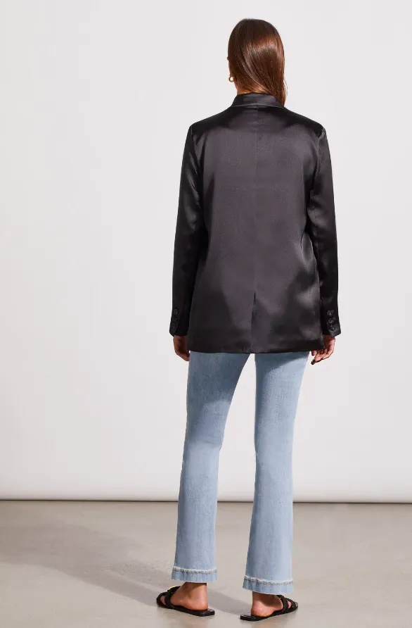 LINED DOUBLE BREASTED BLAZER