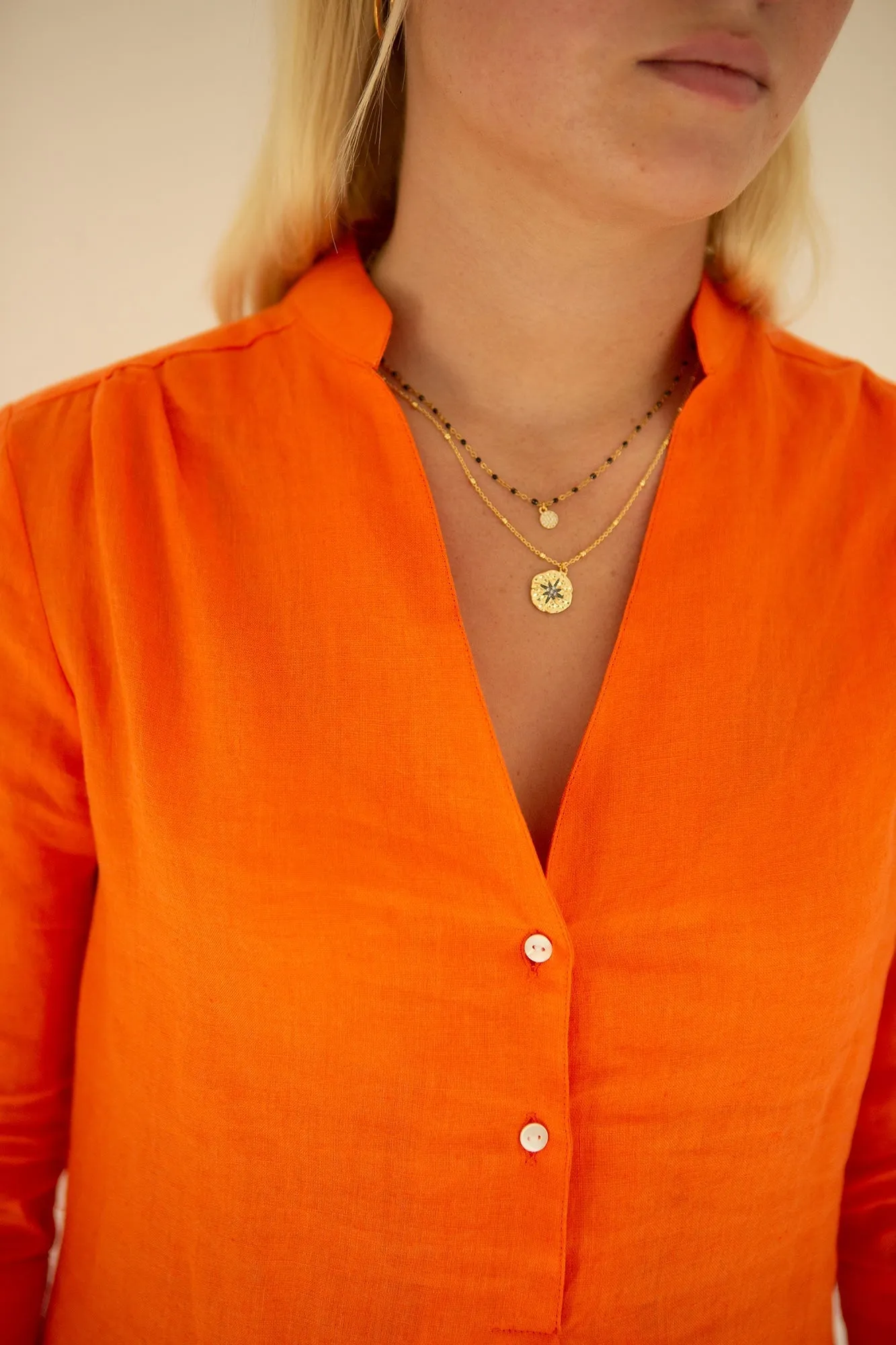 Linen Decima Mini Dress