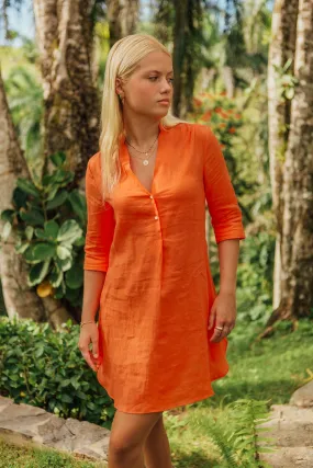 Linen Decima Mini Dress